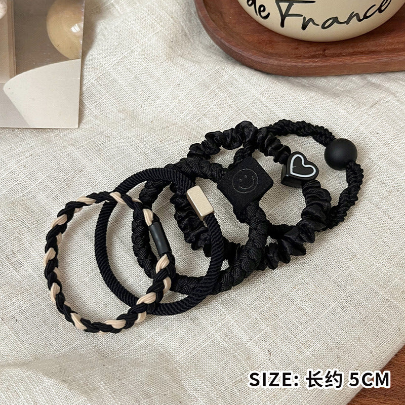 Wholesale Hairband Girls Heart Thick Five-piece Set